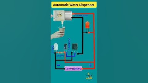 Automatic Water Tap Using IR Sensor #Shorts #circuit#SK experiment