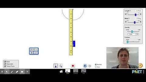 Pendulum Lab for Remote Learners: Write a question and collect data using pHet Pendulum Simulator