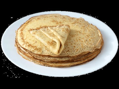 How to bake Russian Blini Блины Pancakes Crepes Recipe Tutorial