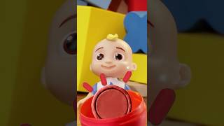 Learn Colors with JJ and Cody! 🔴🟠🟡🟢🔵🟣#shorts #cocomelon