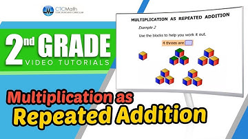 2nd Grade Math Tutorials: Multiplication as Repeated Addition