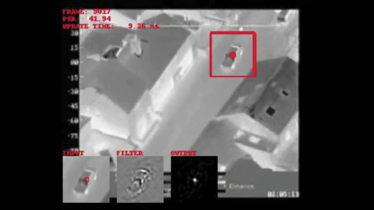 MOSSE Track: Visual Vehicle Tracking Using a Thermal Video Sensor - YouTube