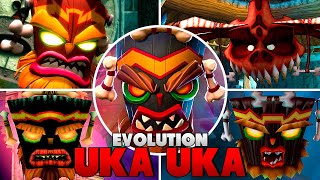 Evolution of Uka Uka in Crash Bandicoot Games (1998 - 2023)