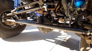 Jeep 3 Link Front Suspension Driving, King Coil Overs, Barnes 4 Wheel Steering Genright Off road