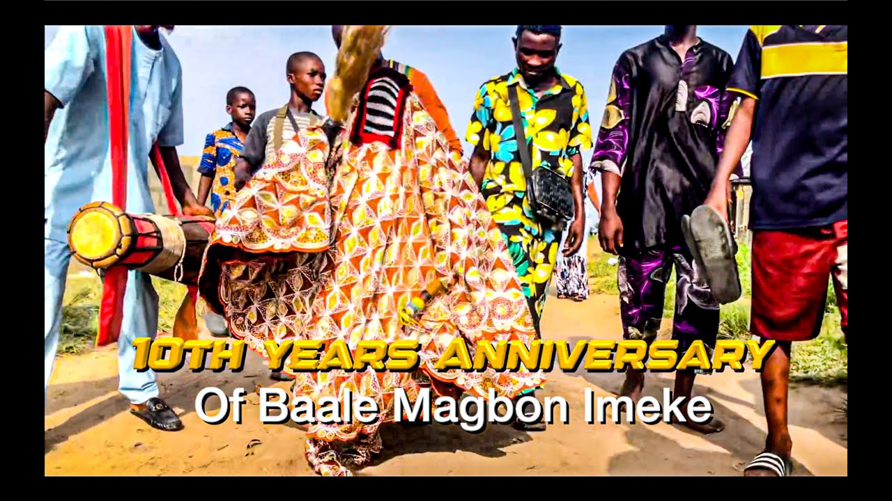 EGUNGUN DISPLAY 10TH YEARS CORONATION ANNIVERSARY OF BAALE MAGBON IMEKE AWORI