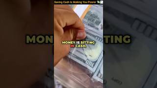 Saving cash is making you poorer 📉 #savingmoney #inflation #financialtips