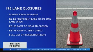 Here's what you need to know about the I-96 Flex Route, I-696 construction this weekend