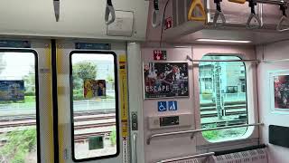 相模線E131系580番台 横コツG-11日立SiC[厚木〜海老名]走行音