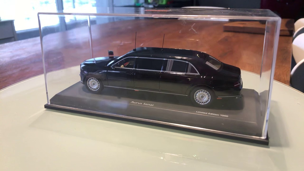 2018 Aurus Senat armored limousine of russian president Vladimir Putin 