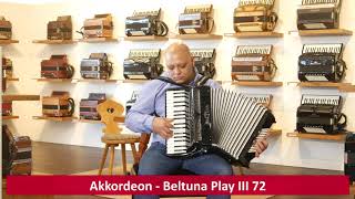 Akkordeon Beltuna Play III 72 - Einsteiger- &amp; Schüler-Akkordeon - József Balogh - 34 Tasten/3-chörig