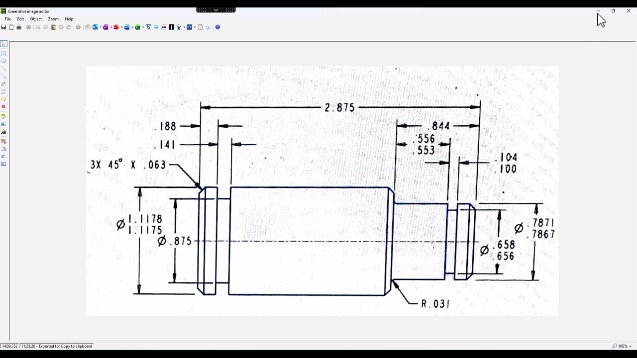 How to create a shaft model and drawing with Limits dimensions