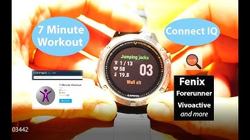 7 Minute Workout for Garmin Fenix, Vivoactive and Forerunner - Connect IQ Apps & Widgets