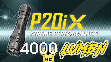 Nitecore P20iX - 4000 LUMEN Tactical Flashlight