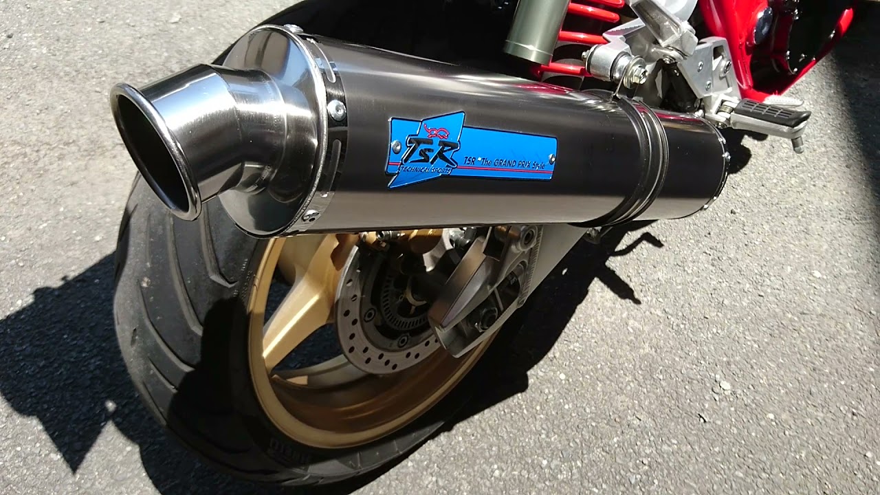 CB1300SB(SC54)TSRチタンマフラーサウンド - YouTube