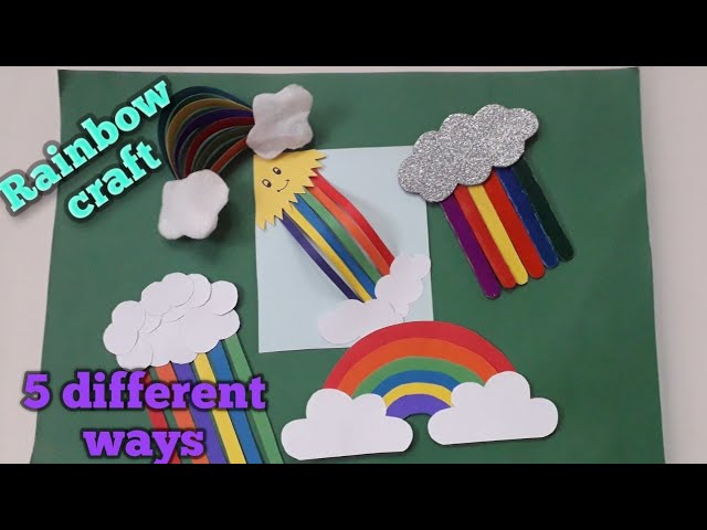 Rainbow Paper Plate Fan: Beat the Heat with the Rainbow!