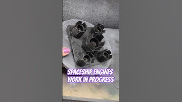 Scratchbuilt Engines for Spaceship Project| WIP #miniatures #scifi #scratchbuild