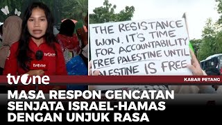 Download lagu Massa Unjuk Rasa Bela Palestina di Kedutaan Besar Amerika Serikat | Kabar Petang tvOne
