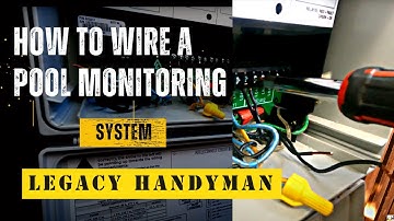 How to wire Pentair IntelliConnect  smart pool  monitoring  system