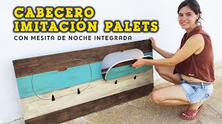 24# Fabricamos un Cabecero Mesita de Noche Imitación Palets + Elegimos Colchón | Al Son de mi Furgón