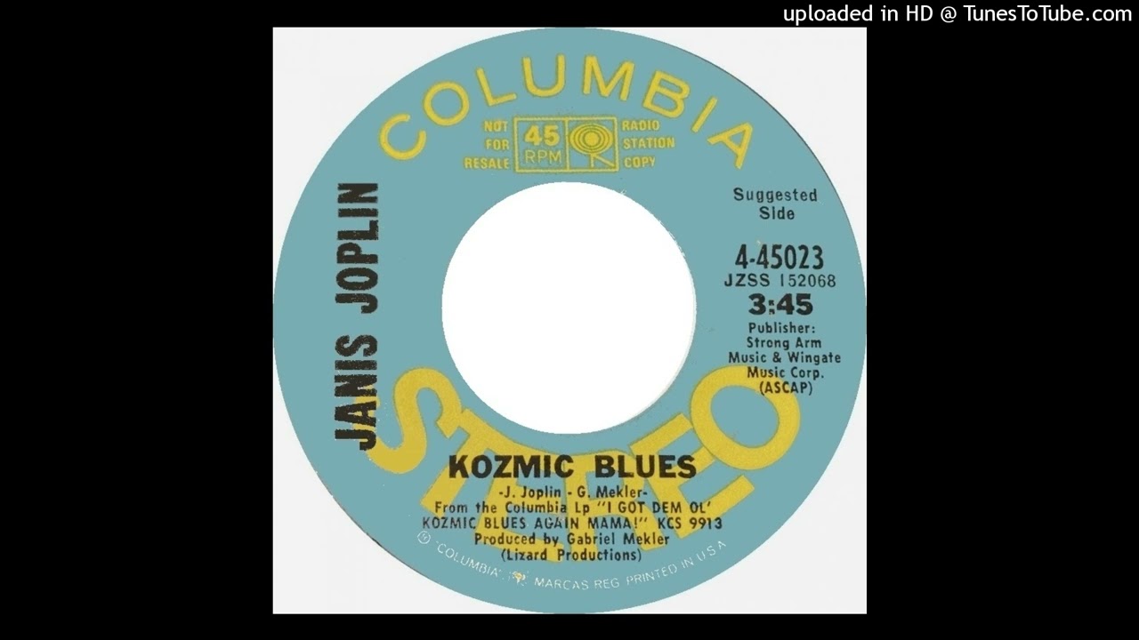 Janis Joplin - Kozmic Blues - YouTube