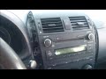 How to insall AUX in toyota corolla 2008-2012