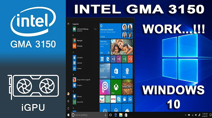 Windows 10 Pro HP Mini 210 | VGA Intel GMA 3150 Modded Intel Atom N450