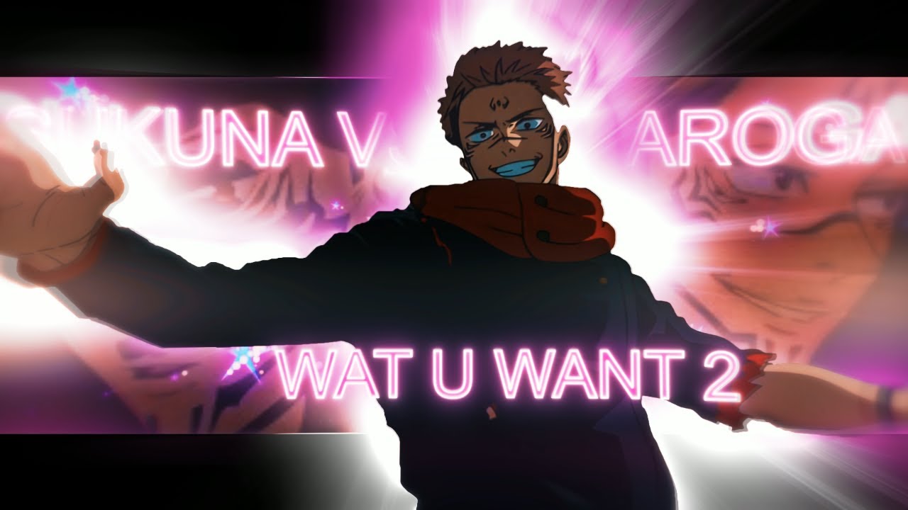 「Wat U Want 2 😈❗」Sukuna Vs Maharoga「AMV/EDIT」「+Free Project File」 ❗❗