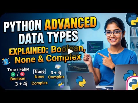 Python Data Types Explained | Boolean, None & Complex Types in Tamil 🚀