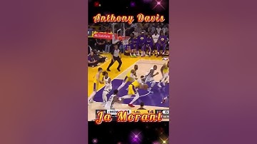 Anthony Davis snatch the ball to ja morant so easy #shorts