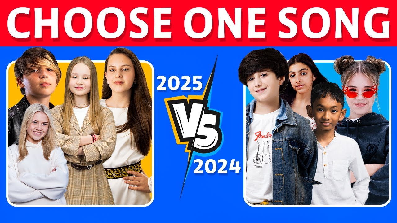 Choose The Song Junior Eurovision Song Contest 2025-2024 | Esc Music Quiz Challenge