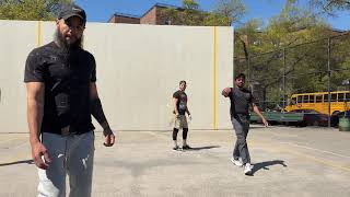 Rob & Rich VS Syed & Mike | Handball at Hoover park