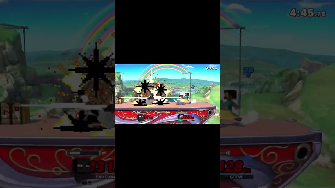 コンボ特化型スティーブ使い#shorts #スマブラsp #魅せプ#神プレイ #即死コンボ #ひきこまり吸血姫の悶々#アニメ #音ハメ#スティーブ #smashbros #おすすめ