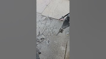 Concrete driveway repairs needed, real jackhammer & compressor to help break up and remove unwanted