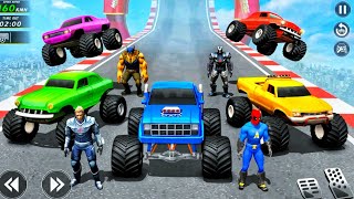 Monster truck Miga Ramp Extrame Racing -  Impossible Gt Car Stunts Driving Android Gameplay screenshot 3