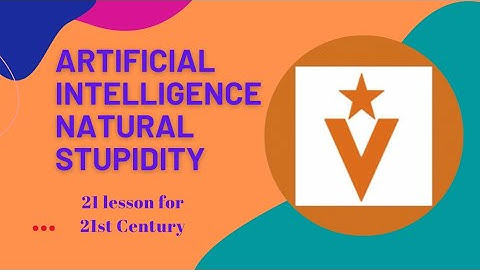 Artificial intelligence and natural stupidity...@VnotesEducation