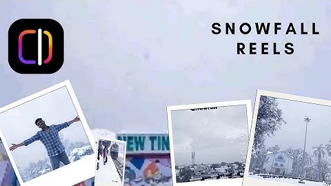 ✨ Snowfall Reels Editing Tutorial | Create Viral Winter Reels on Mobile | Edits App