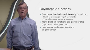 5.5  MATLAB Basics to Advance: Variable Number of Arguments (28/40)