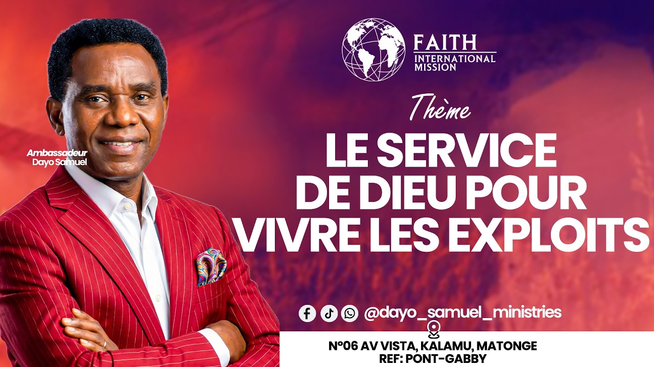 Culte d’Explosion de la Parole  avec l'Ambassadeur Dayo Samuel B. | Dimanche  08.03.2026