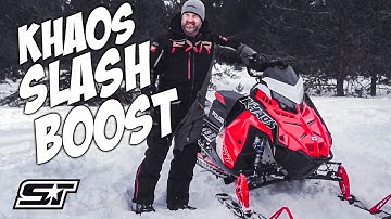 2023 Polaris Patriot Boost RMK Khaos Slash 155 Detailed Overview