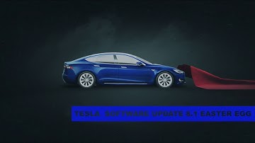 Tesla Software Update 8.1 Easter Egg