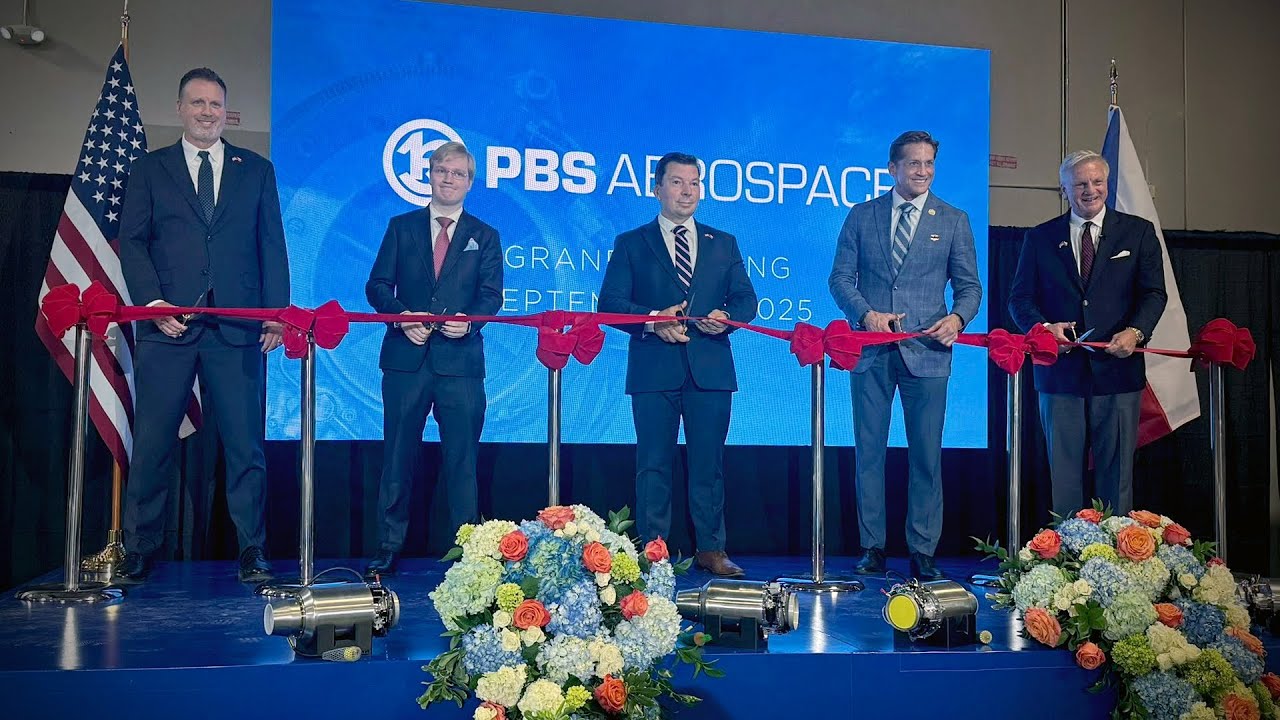 PBS Aerospace Ribbon-Cutting in Roswell, Georgia - YouTube