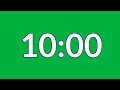 Free 10 minute timer green screen