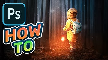 How to create a Magical Forest -  Photoshop Manipulation