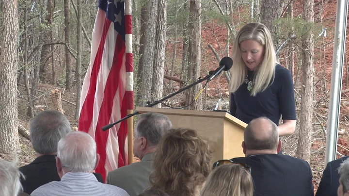 Principal Susan Redmond speaks at the Belmont Midd...