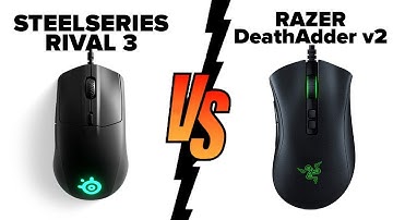 SteelSeries Rival 3 vs Razer DeathAdder V2 - Which Mouse is Better ?