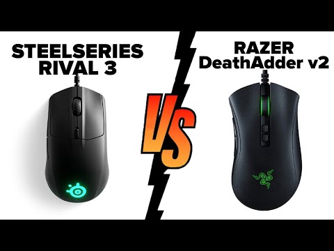 SteelSeries Rival 3 vs Razer DeathAdder V2 - Which Mouse is Better ?