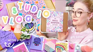 STUDIO VLOG | My FIRST NOTHS Order, Designing a Catalogue and Stationery Gift Boxes!