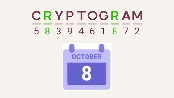 Cryptogram Daily Challenge October 08 2024 - 