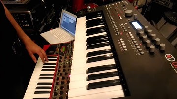 Zero Cold - studio live. Elektron analog keys & Nord lead 3.