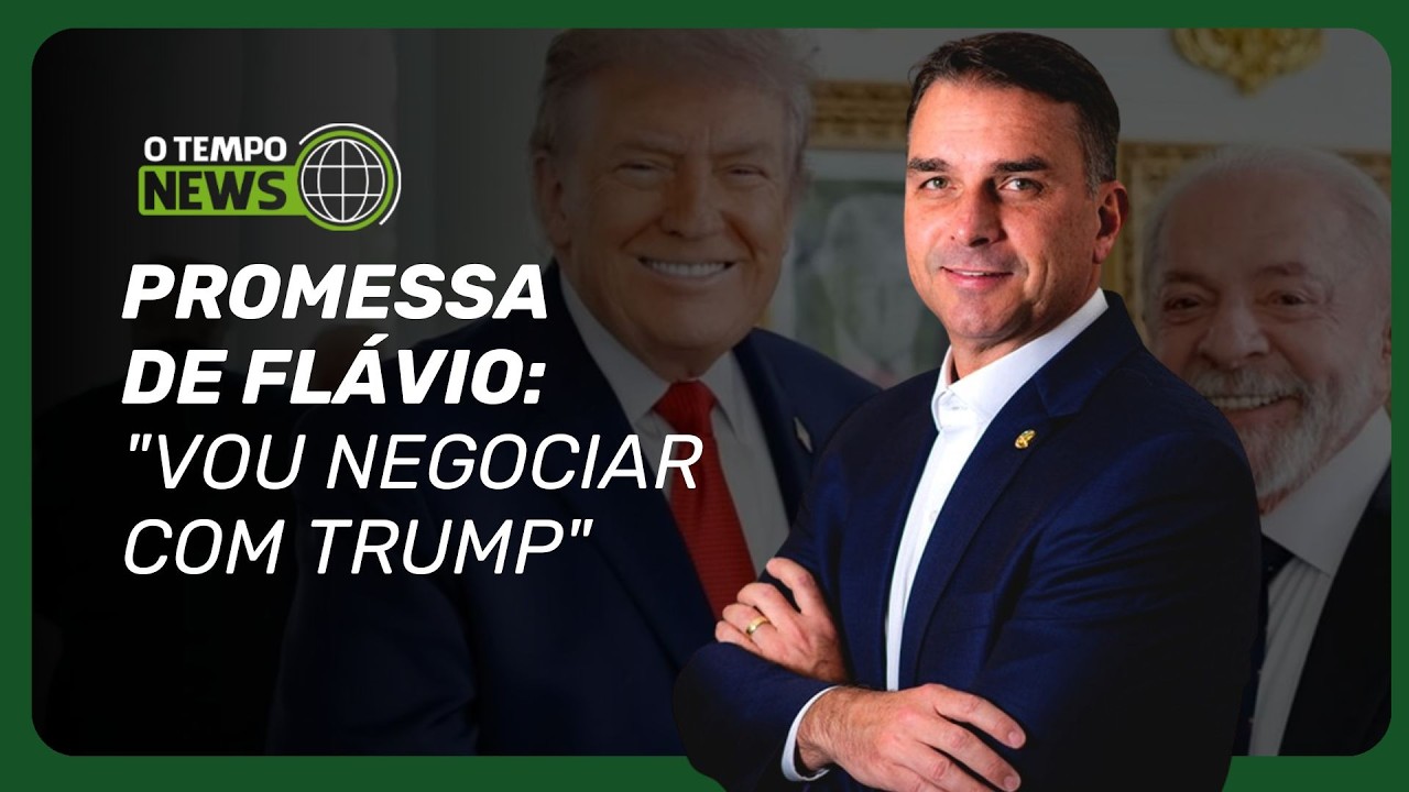 Flávio Bolsonaro defende zona de livre comércio e critica governo Lula nos EUA | O TEMPO News